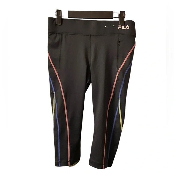 FILA WOMENS CROPPED LEGGINGS - Picture 1 of 3